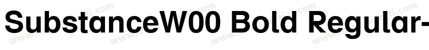 SubstanceW00 Bold Regular字体转换